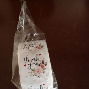 Floral Thank You Stickers